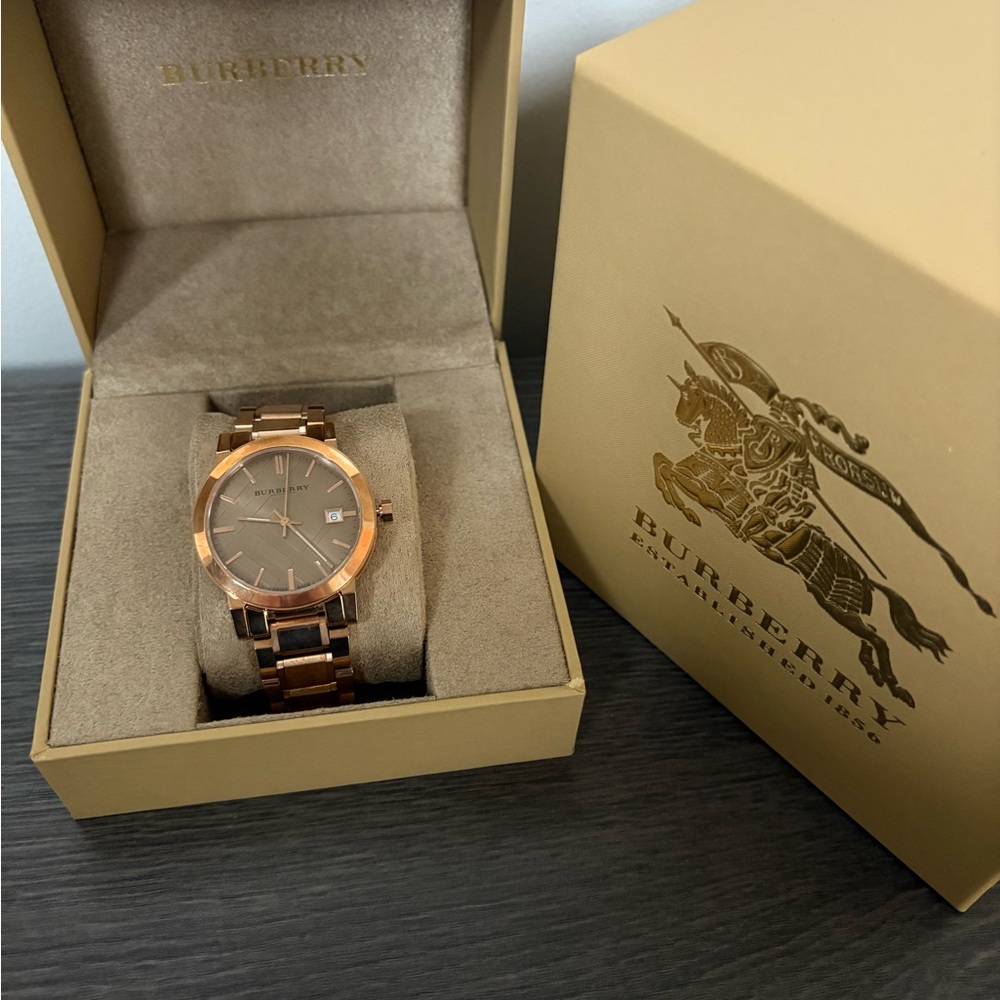 Burberry BU9034 Rose Dial Women's Watch